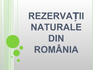REZERVA IIȚ
NATURALE
DIN
ROMÂNIA
 