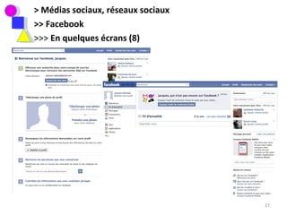 > Médias sociaux, réseaux sociaux >> Facebook >>>  En quelques écrans (8) 