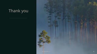 Thank you
R A N D O M F O R E S T 20
 