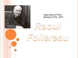 Tiago Neves (nº19) e
Samanta (nº18) - (6ºF)
 