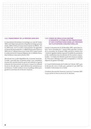 Unédic : rapport financier 2008