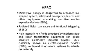 Rf and mw radiation hazards | PPTX