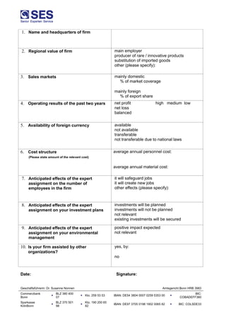 Example Ses Application Rfa ses application lebeko | RTF
