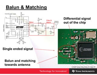 Balun & Matching

                                                                               Differential signal
     ...