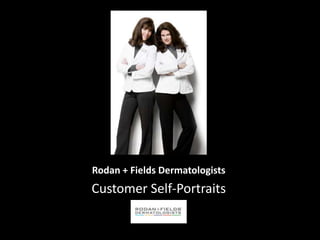 Rodan + Fields Dermatologists
Customer Self-Portraits
 