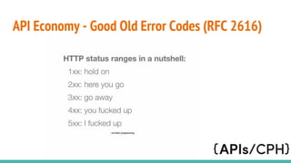 API Economy - Good Old Error Codes (RFC 2616)
 