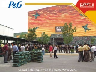 Annual sales meet Annual Sales meet with the theme “War Zone” 