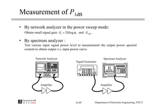 RF Module Design - [Chapter 3] Linearity | PDF