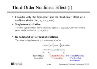 RF Module Design - [Chapter 3] Linearity | PDF