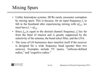 RF Module Design - [Chapter 4] Transceiver Architecture | PDF