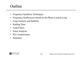 RF Module Design - [Chapter 8] Phase-Locked Loops | PDF