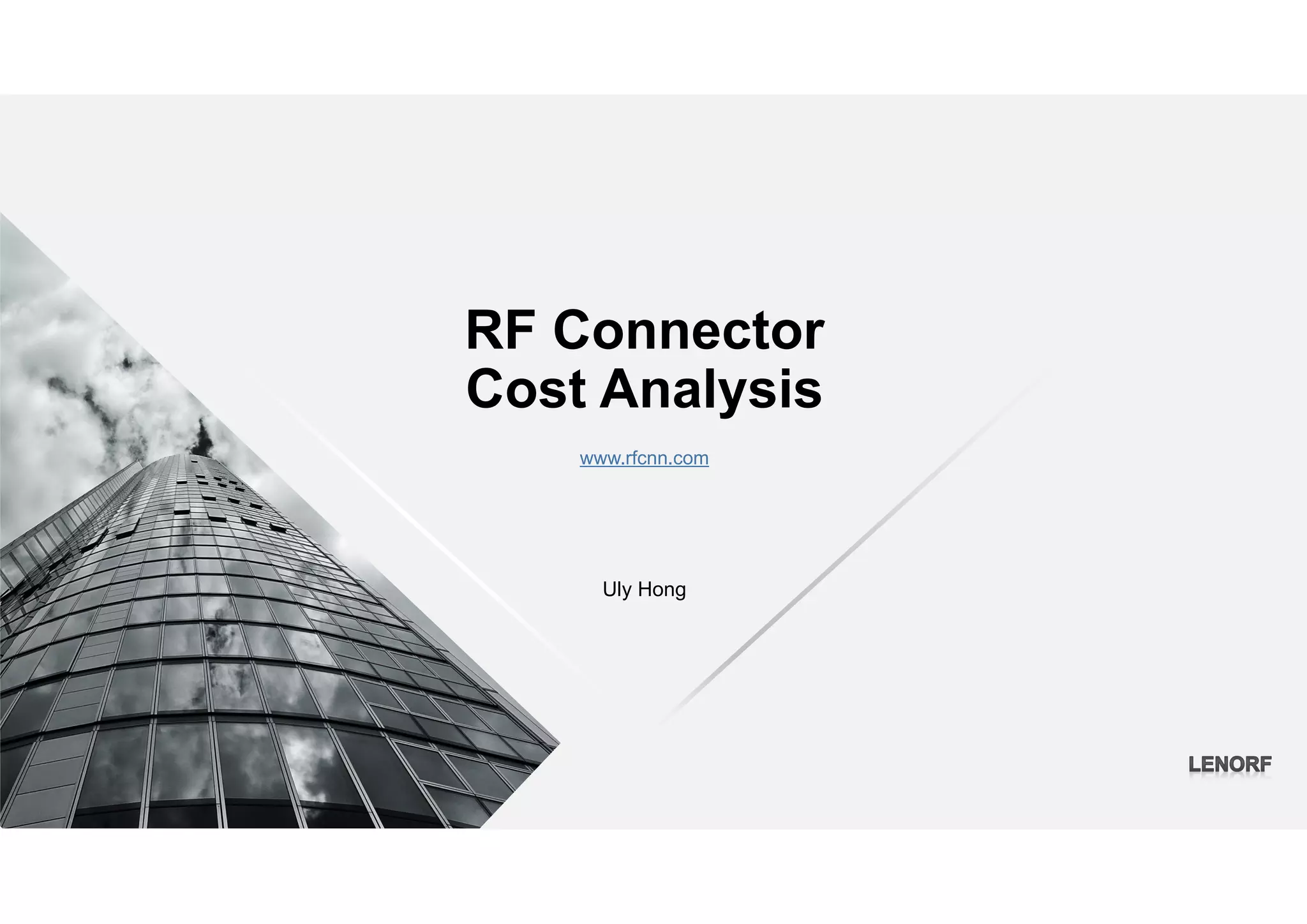 Picture of RF Connector cost analysis | PDF