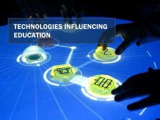 TECHNOLOGIES INFLUENCING  EDUCATION 