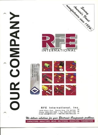 Rfe International, Inc.