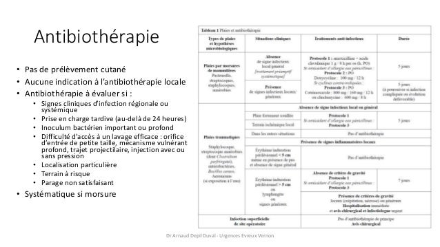 Prise En Charge Des Plaies En Structure Durgence Résumé