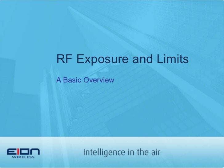 RF Exposure and Limits
