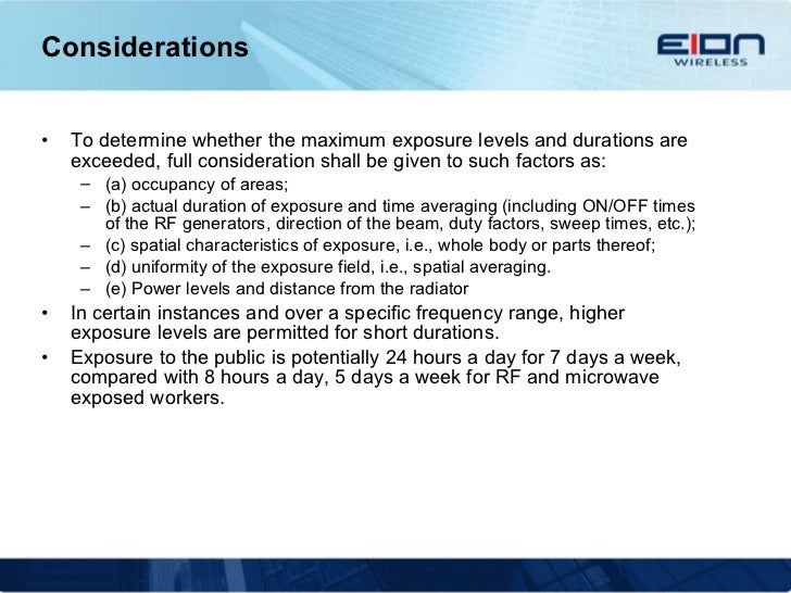 RF Exposure and Limits
