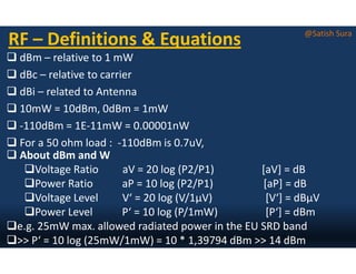 Rf Db Formula Rf fundamentals | PDF