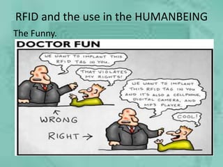 RFID and the use in the HUMANBEING
The Funny.
 