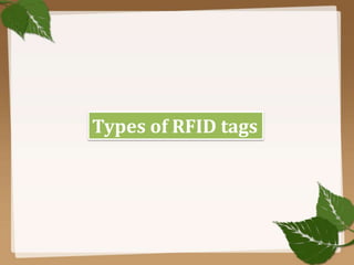 Types of RFID tags

 