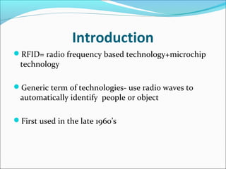 RFID | PPT