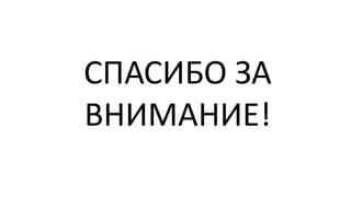 СПАСИБО ЗА
ВНИМАНИЕ!
 