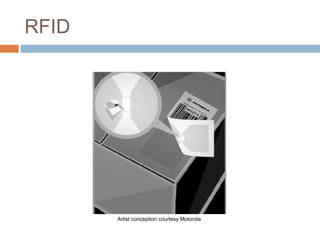 RFID
Artist conception courtesy Motorola
 