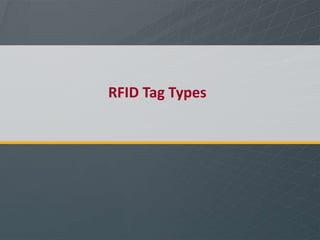 RFID Tag Types
 