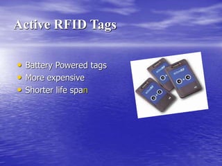 RFID RADIO FREQUENCY IDENTIFICATION ..PPT