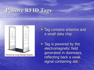 RFID RADIO FREQUENCY IDENTIFICATION ..PPT
