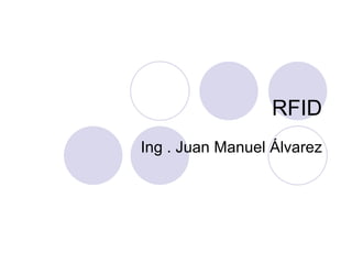 RFID Ing . Juan Manuel Álvarez 