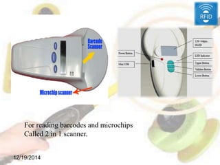 12/19/2014
For reading barcodes and microchips
Called 2 in 1 scanner.
 
