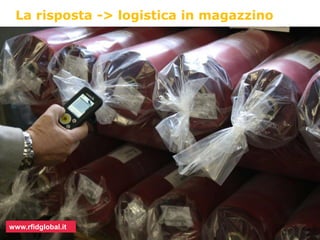La risposta -> logistica in magazzino 
www.rfidglobal.it 
 