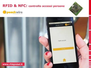 RFID & NFC: controllo accessi persone 
www.rfidglobal.it 
 