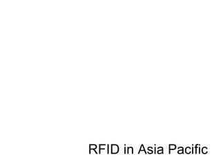 RFID in Asia Pacific 