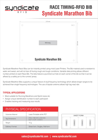 Rfid race timing solutions and sports tracking systems | PDF