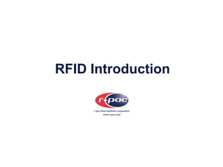 RFID Introduction
®
 