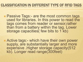 RFID AND LIBRARIES | PPTX