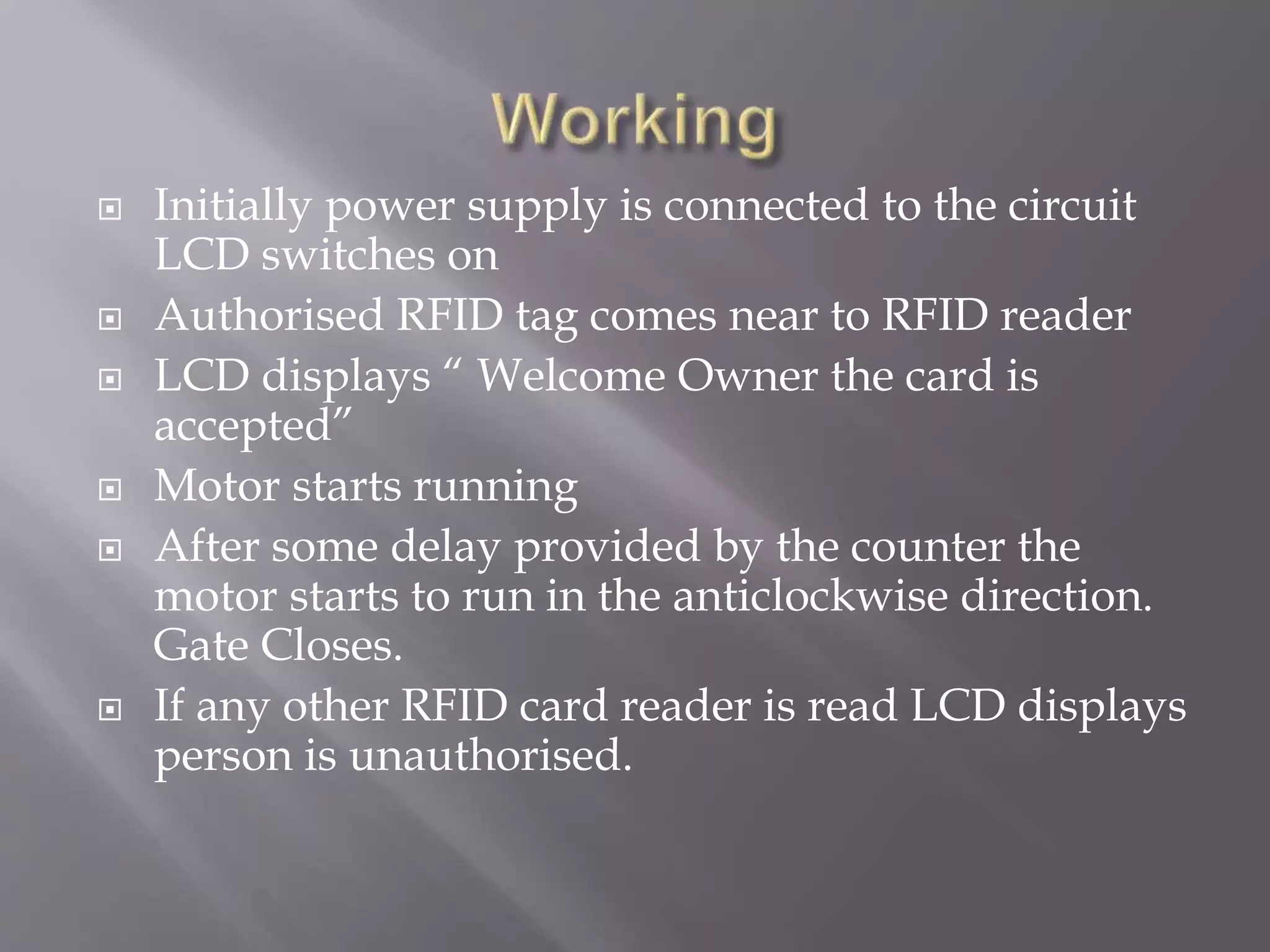 RFID BASED VEHICLE TRACKING SYSTEM PPT