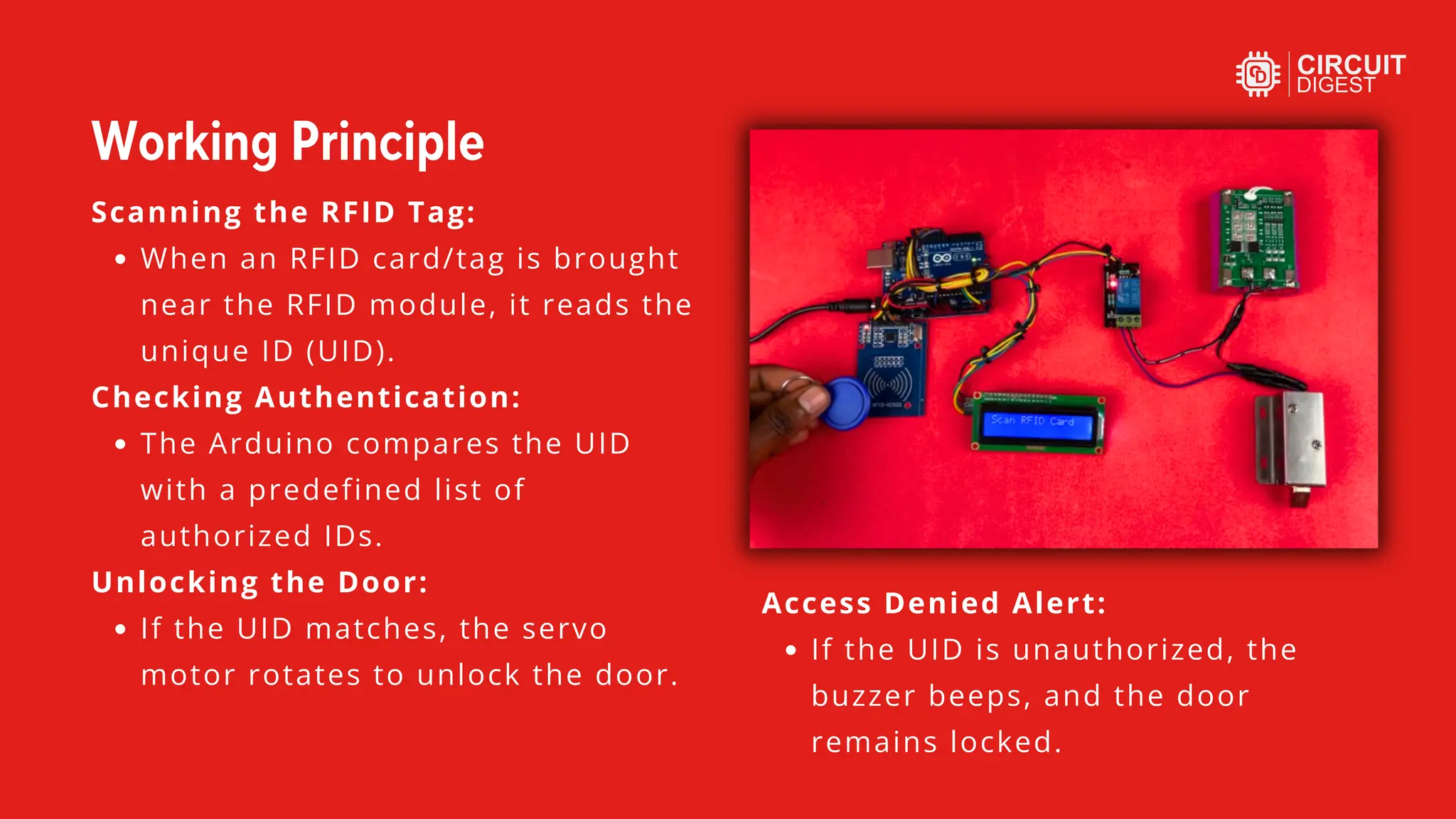 How to Make an RFID Door Lock System using Arduino | PPT