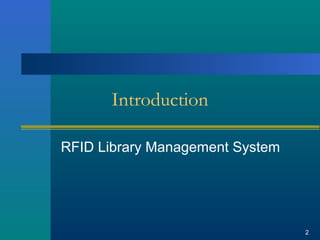 Radio Frequency Identification | PPT
