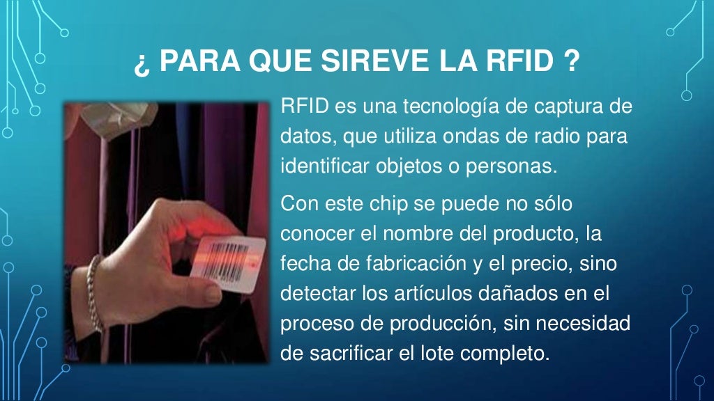 Rfid (identificacion por radiofrecuencia