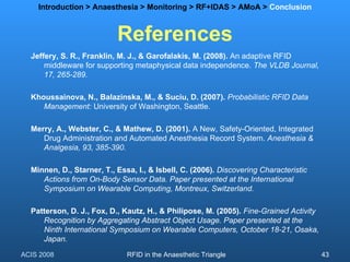 Rfid In Anaesthetic Triangle | PPT