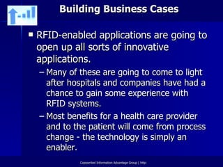 RFID In Health Care In 2005 by Jim Bloedau