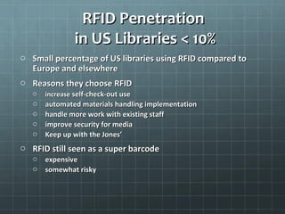 RFID and the Metric System: Lessons to be Learned?