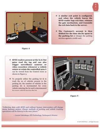 RFID in Vehicle Tracking & Parking Lot Management System | PDF
