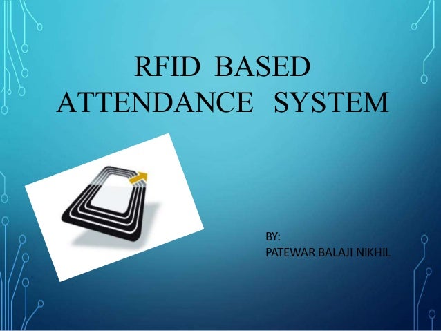 rfid based attendance system