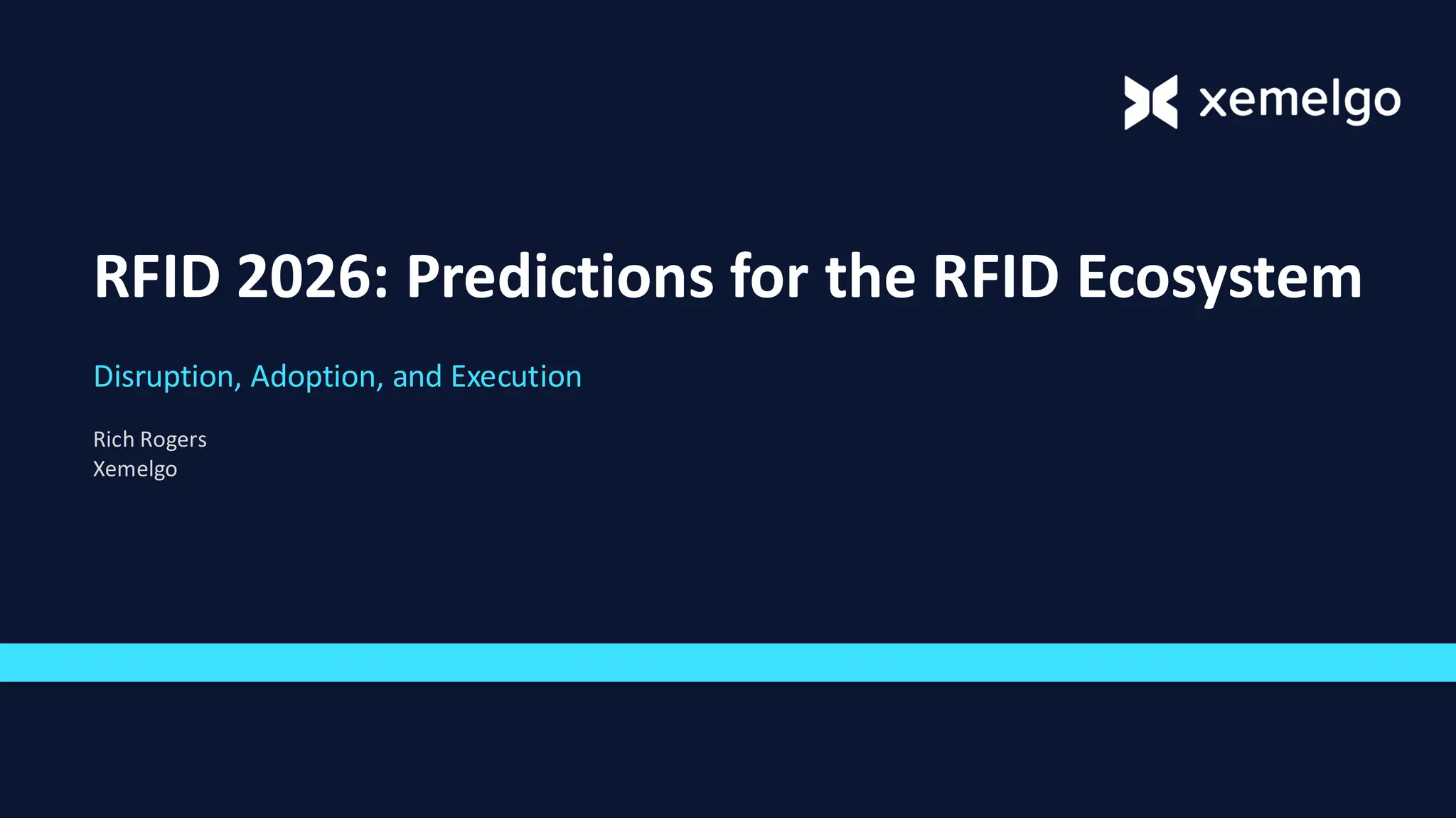 Xemelgo - RFID Industry Predictions for 2026 | PDF