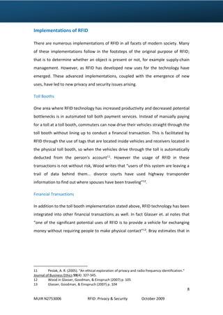 Rfid Technology Problems RFID Privacy & Security Issues | PDF