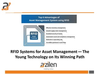 RFID Systems for Asset Management — The
Young Technology on Its Winning Path
 